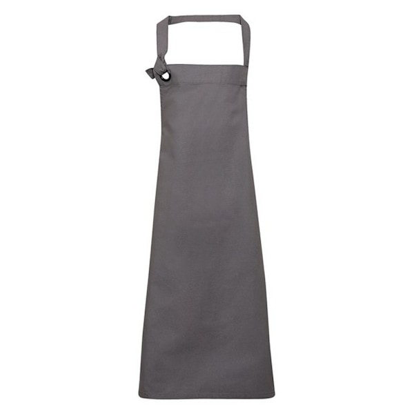 Premier Unisex Vuxen Calibre Haklappsförkläde En Storlek Mörkgrå Dark Grey One Size