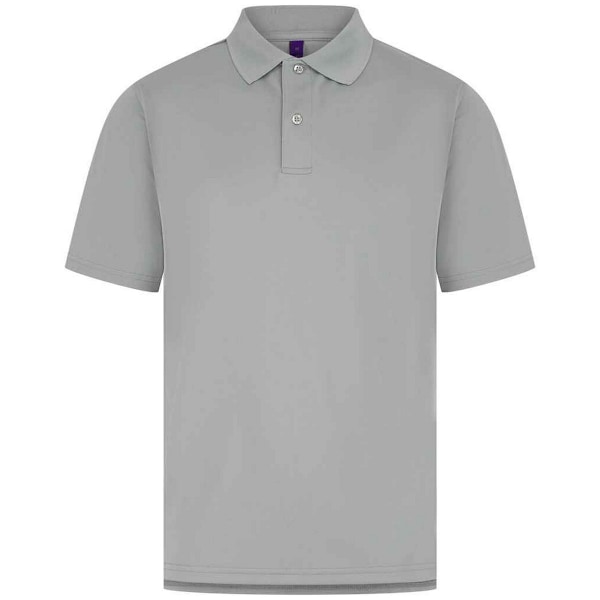 Henbury Herr Pique Poloskjorta S Silver Silver S