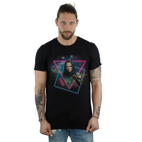 Marvel Herr Guardians Of The Galaxy Neon Mantis T-Shirt M Svart Black M