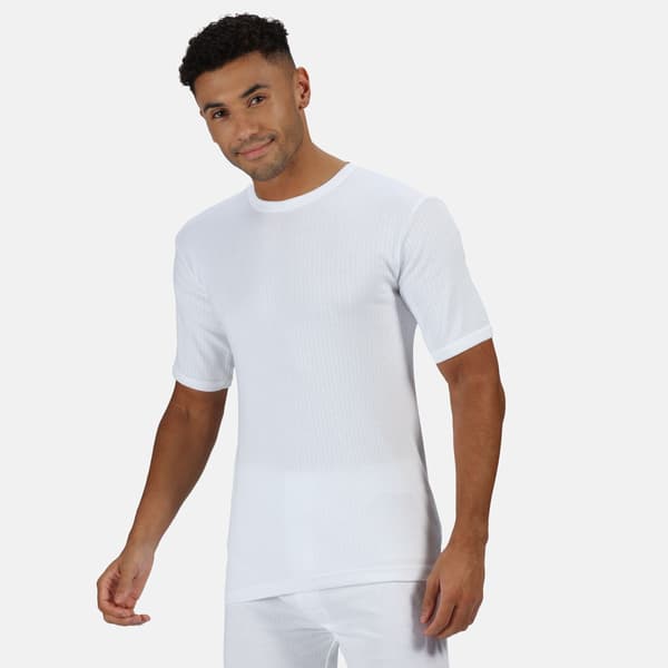 Regatta Professional Termisk Kortärmad Underställströja för Män White S
