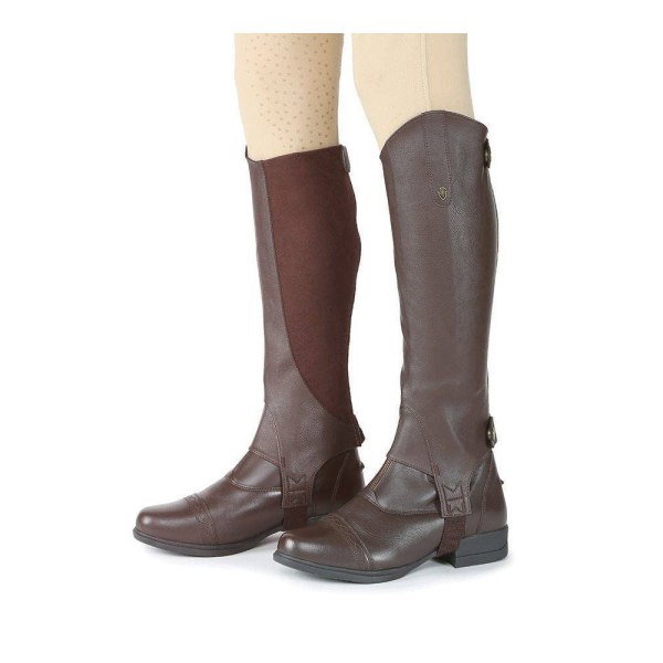 Moretta Unisex Adult Synthetic Gaiters LS Brown Brown L S