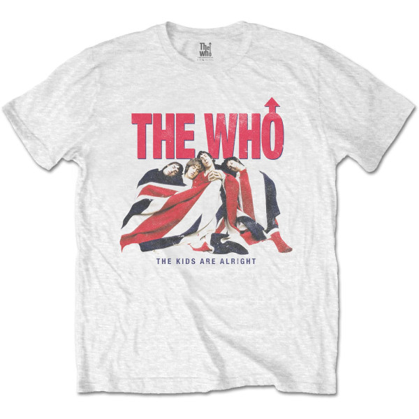 The Who Unisex Adult The Kids Are Alright Vintage Bomull T-Shir White S