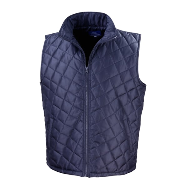 Result Core 3-i-1 jacka för män med quiltad bodywarmer jacka 4 Navy Blue 4XL