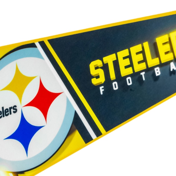 Pittsburgh Steelers Classic Felt Pennant One Size Svart/Gul/ Black/Yellow/White One Size