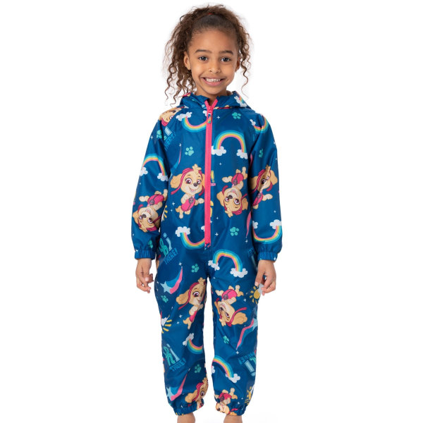 Paw Patrol Girls Skye Puddle Suit 4-5 Years Blue Blue 4-5 Years