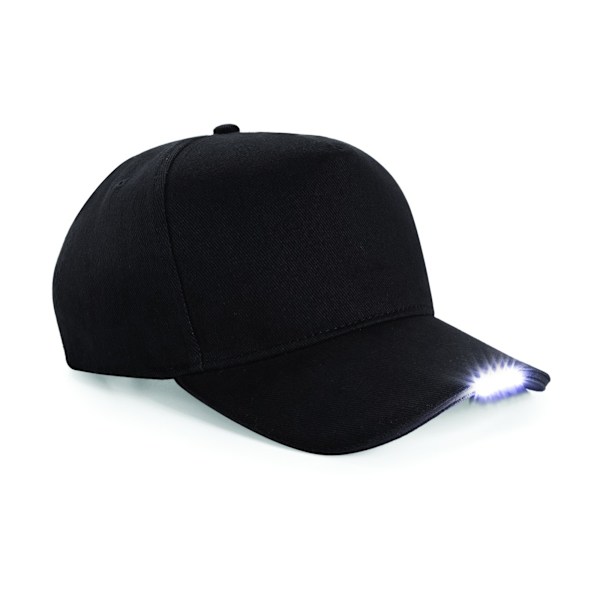 Beechfield LED-ljus Baseball Cap (2-pack) One Size Svart Black One Size