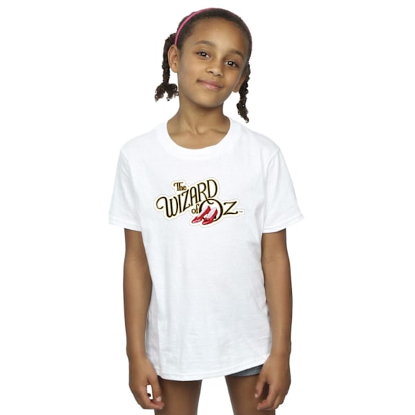 The Wizard Of Oz Flickor Skor Logo Bomull T-Shirt 12-13 År Vit White 12-13 Years