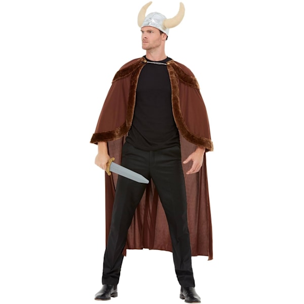 Smiffys Vikingdräkt för män One Size Brun/Silver Brown/Silver One Size