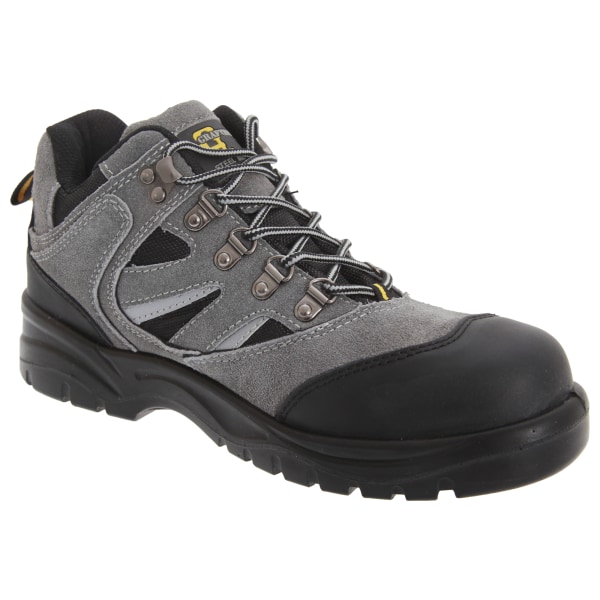 Grafters Herr Industrial Safety Hiking Boots 10 UK Dark Grey/Bl Dark Grey/Black 10 UK