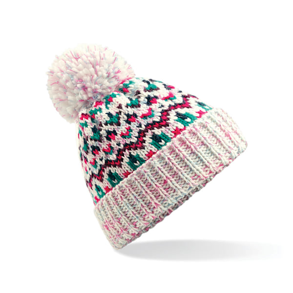 Beechfield Unisex Vuxen Blizzard Vinter Bobble Hat En Storlek Sh Sherbet Dip One Size