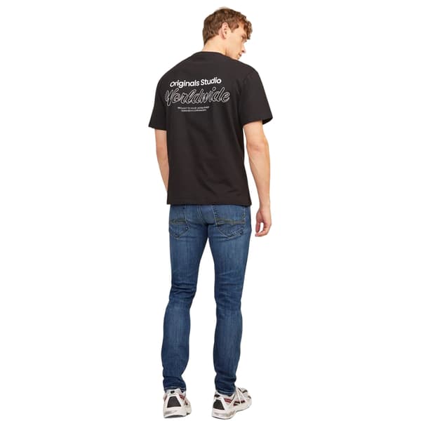 Jack And Jones Herr Glenn Fox Jeans 32L Blå Denim Blue Denim 32L