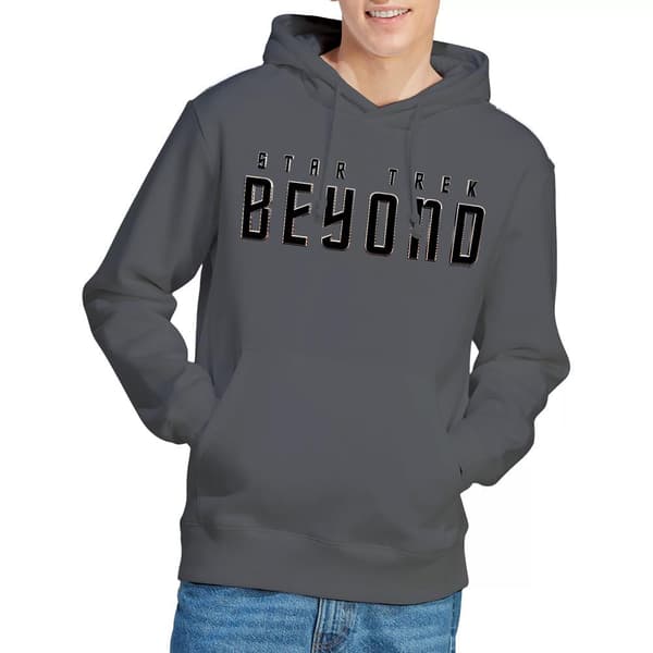 Star Trek Beyond Herrhoodie M Kolgrå Charcoal M