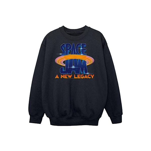 Space Jam: A New Legacy Pojkar Filmlogga Sweatshirt 12-13 År Black 12-13 Years
