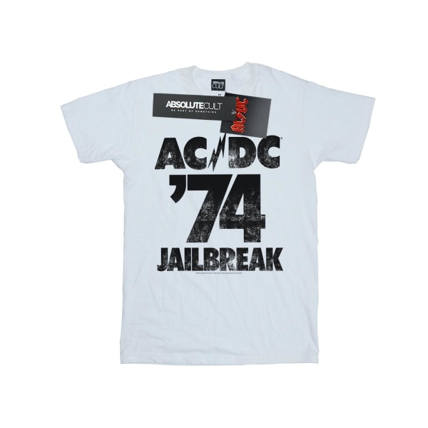 AC/DC Boys Jailbreak 74 T-shirt 7-8 år Vit White 7-8 Years