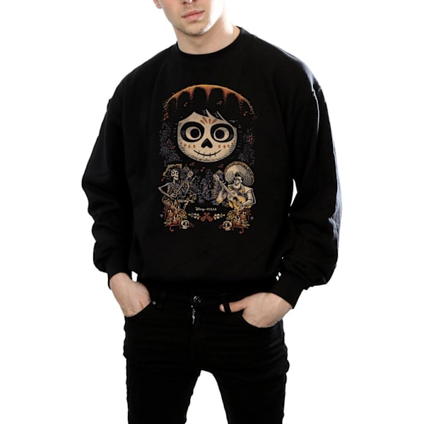 Disney Herr Coco Miguel Face Poster Sweatshirt M Svart Black M