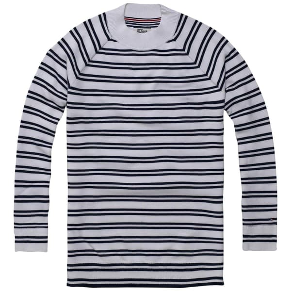 Tommy Hilfiger Dam/Kvinnor Randig Tunika M Vit White M
