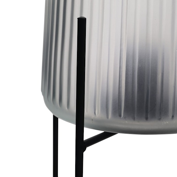 Hestia Batteridriven Glaslampa Med Ställ Frostat Vit 12. White One Size