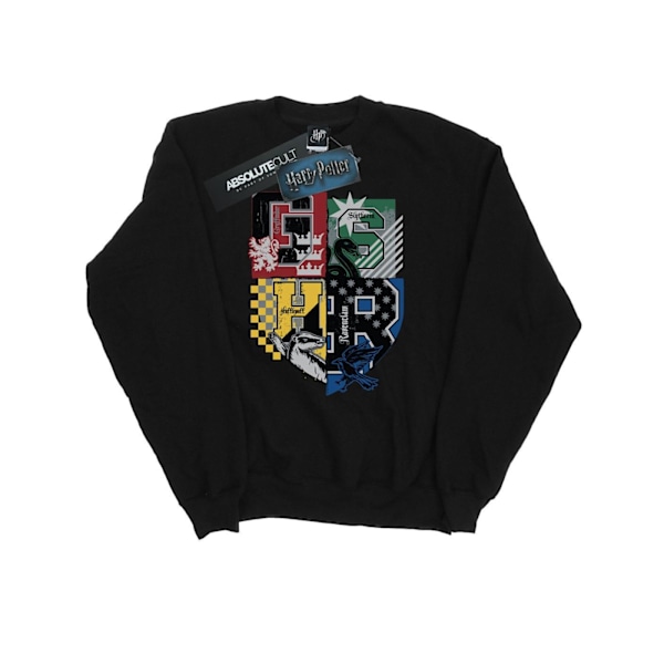 Harry Potter Hogwarts Varsity Sweatshirt för män, L, svart Black L