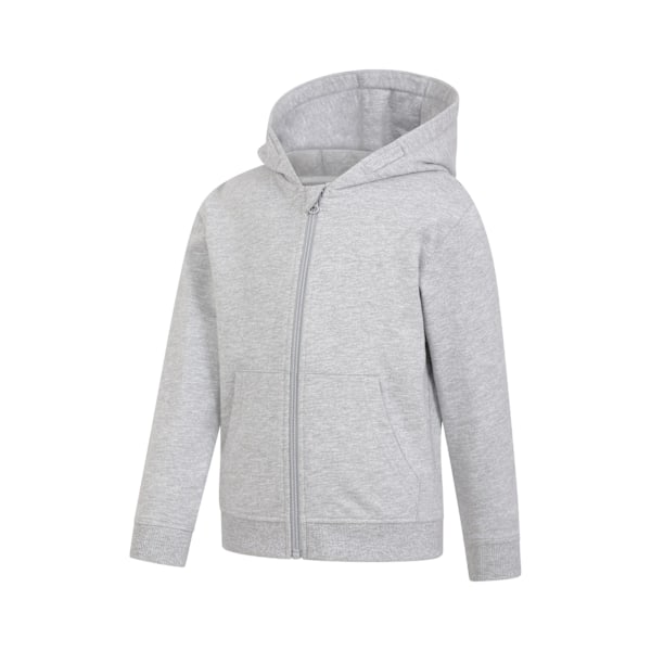 Mountain Warehouse Barn Hoodie med dragkedja för barn 2-3 år, grå Grey 2-3 Years
