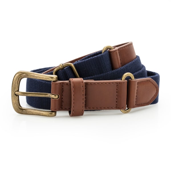Asquith & Fox Herr Bälte i Konstläder och Canvas One Size Marinblå Navy One Size