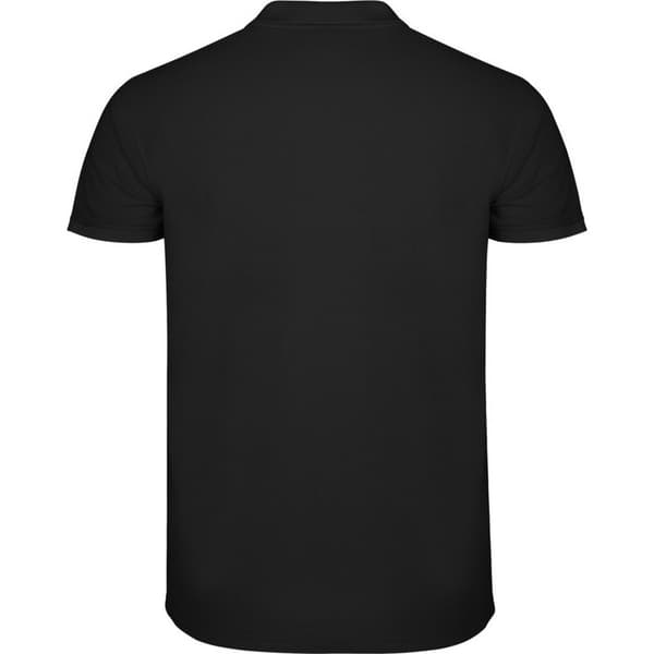 Roly Barn/Barn Star Kortärmad Polotröja 5-6 År Sol Solid Black 5-6 Years
