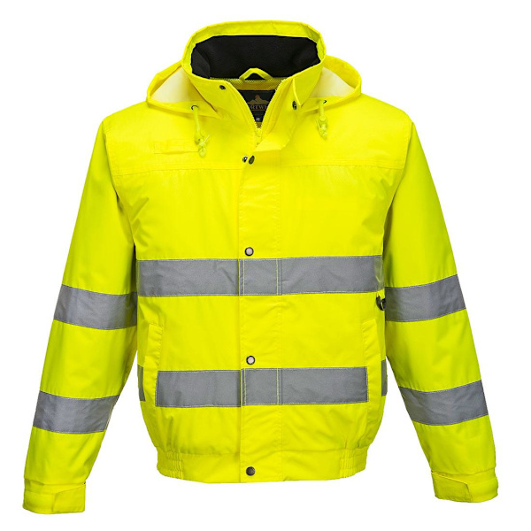 Portwest Herr S161 Lite Hi-Vis Bomberjacka L Gul Yellow L