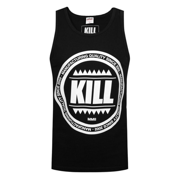 Kill Brand Mens Swag Logo Väst XL Svart Black XL
