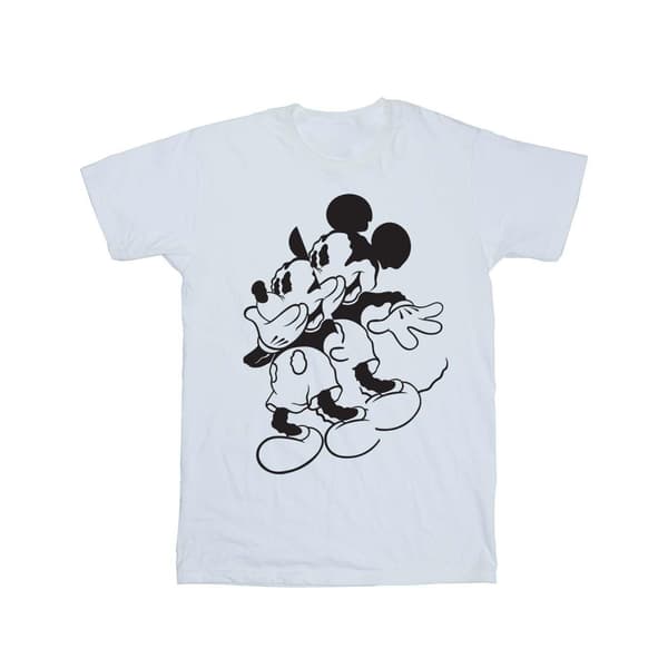 Disney Herr Mickey Mouse Shake T-shirt S Vit White S