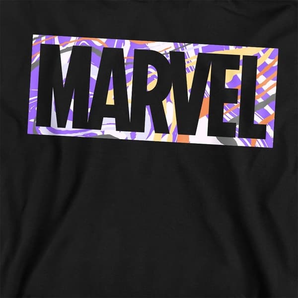 Marvel Barn/Kids Paint Brick Pull Over Hoodie 9-11 år B Black 9-11 Years