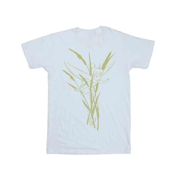 Disney Dam/Kvinnor Tinkerbell Nature Bomull Boyfriend T-Shirt White S