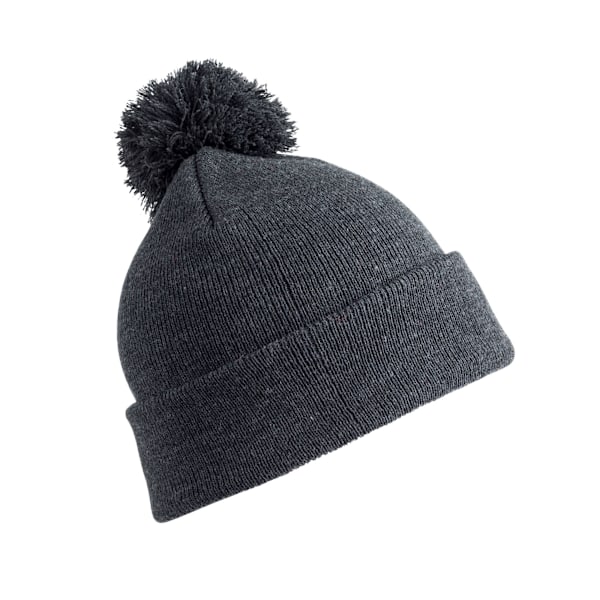 Result Barn/Barn Vinter Essentials Pom Pom Mössa One Size Grey One Size