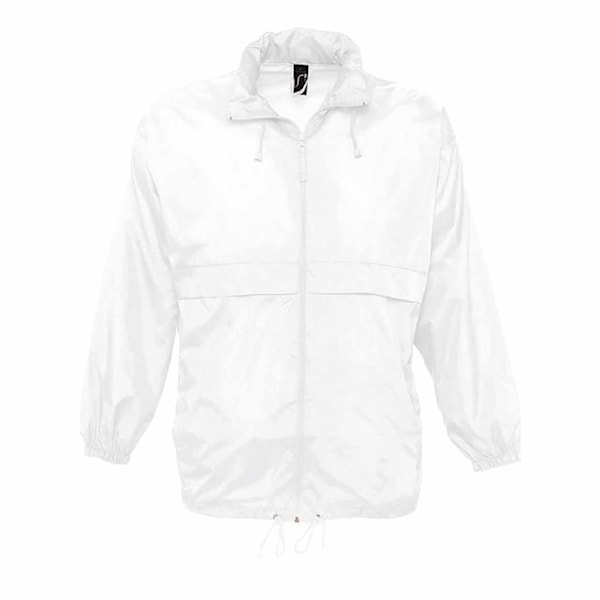 SOLS Unisex Surf Windbreaker Lättviktsjacka XS Vit White XS