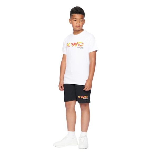 Kings Will Dream Boys Fracture Hoodie 9-10 år Optic White/Or Optic White/Orange 9-10 Years