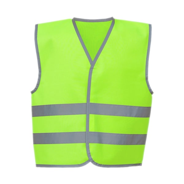 Yoko Barn/Barn Hi-Vis Två Band Väst L Lime Grön Lime Green L