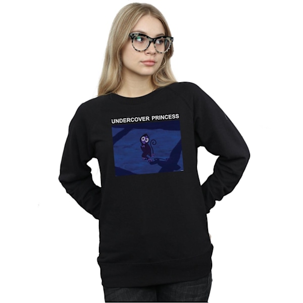 Disney Dam/Damer Aladdin Undercover Princess Sweatshirt XXL Black XXL