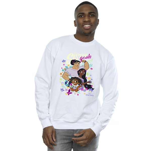 Disney Mens Encanto Sister Goals Sweatshirt L Vit White L