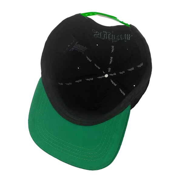 Harry Potter Slytherin Snapback Cap One Size Svart/Grön Black/Green One Size