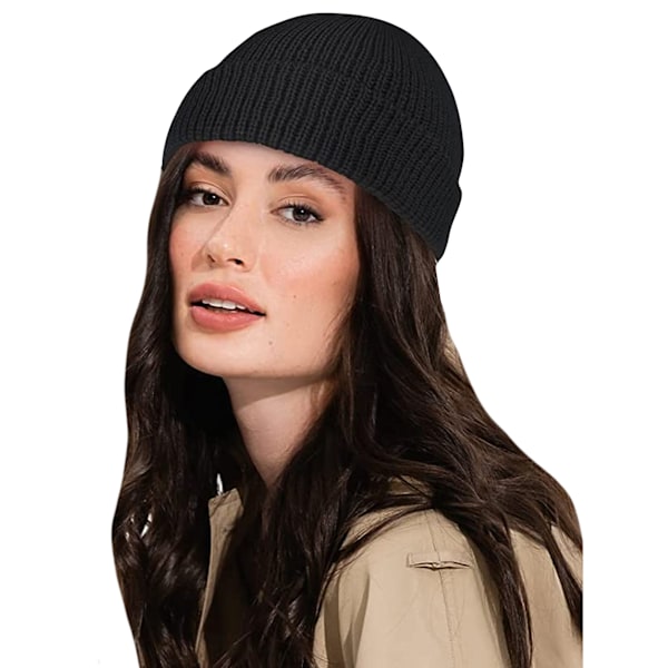 Beechfield Harbour Beanie One Size Svart Black One Size
