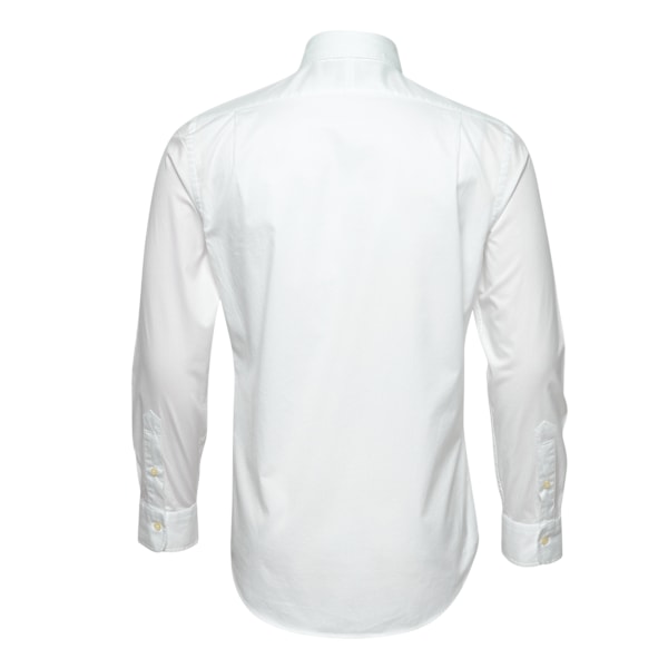 Tee Jays Herr Luxury Comfort Fit Långärmad Oxford Skjorta XL Vit White XL