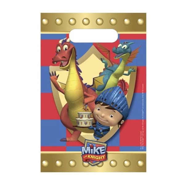 Mike The Knight Party Bags (Paket om 8) En Storlek Flerfärgad Multicoloured One Size