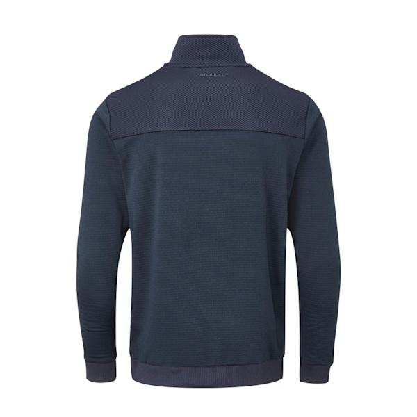 Stuburt Herr Active-tech Zip Neck Topp M Fransk Marinblå French Navy M