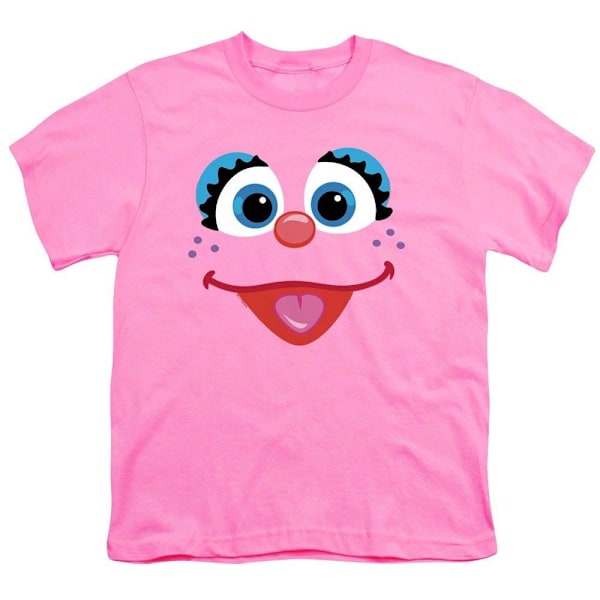 Sesame Street Barnens/Barn Abby Cadabby Ansikte T-shirt 5-6 År Azalea 5-6 Years