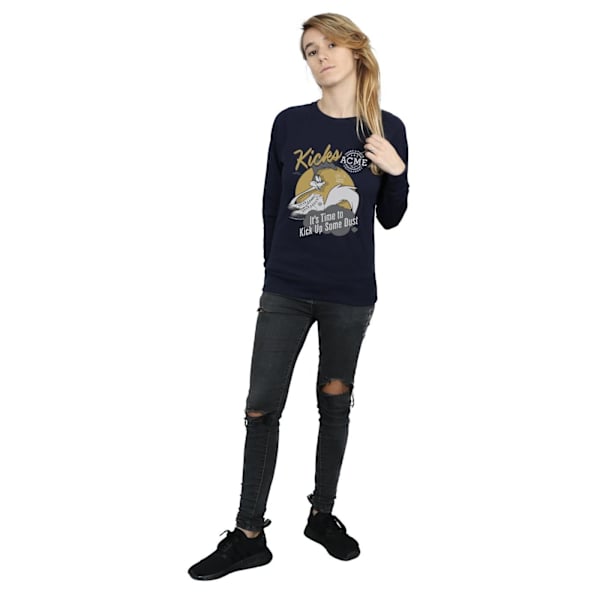 Looney Tunes Dam/Damer Road Runner Kicks Sweatshirt M Marinblå Navy Blue M
