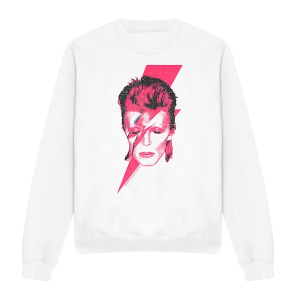 David Bowie Unisex Vuxen Aladdin Sane Sweatshirt L Vit White L
