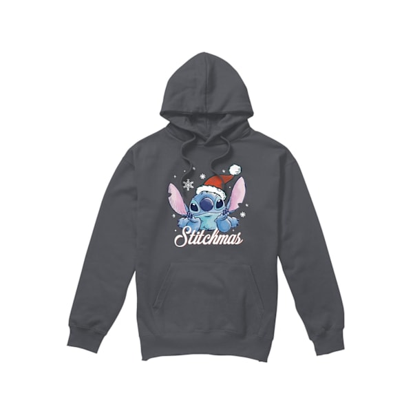 Lilo & Stitch Herr A Stitchmas Jul Huvtröja S Gråmelerad Charcoal S