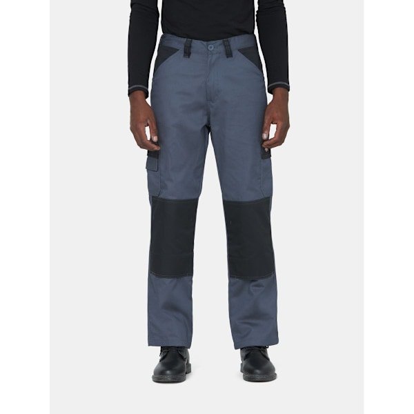 Dickies Arbetsbyxor för män, vardagsmodell, 26R Grå/Svart Grey/Black 26R
