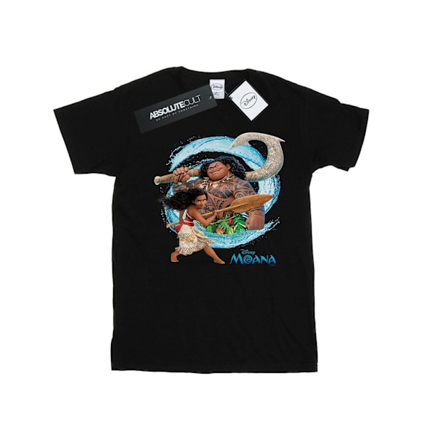 Disney Moana och Maui Wave T-shirt M Svart Black M