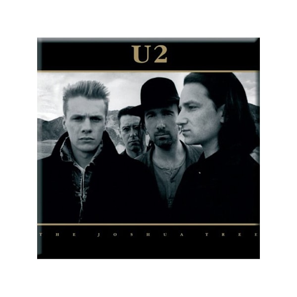 U2 The Joshua Tree Kylskåpsmagnet En Storlek Svart/Vit Black/White One Size