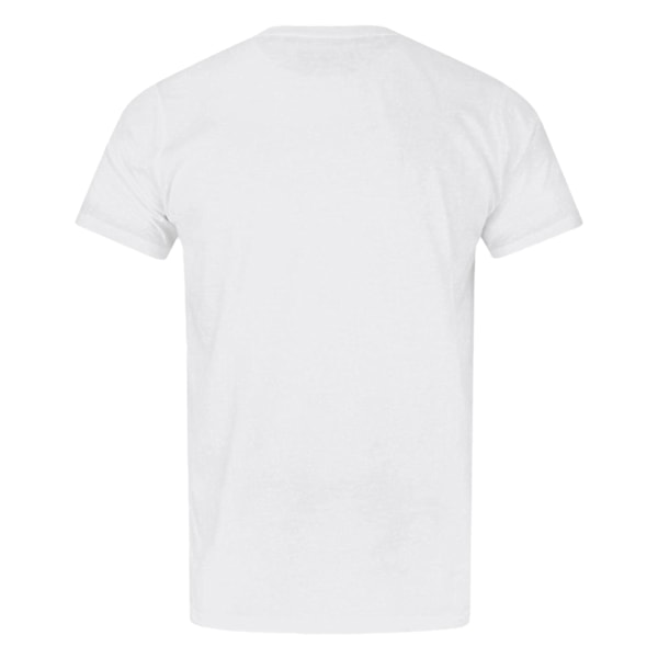 Justice League T-shirt med actionmotiv för män, L, vit White L