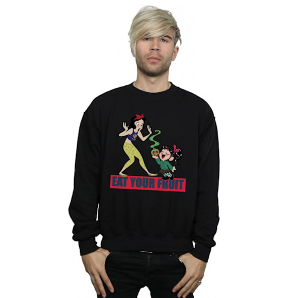 Disney Herr Wreck It Ralph Ät Din Frukt Sweatshirt L Svart Black L